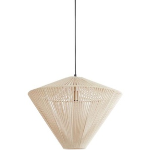 Light&living - hängeleuchte - Felida - beige - baumwolle - ø