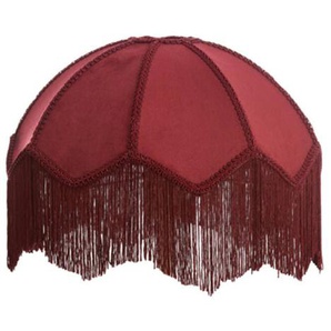 Light&living - lampenschirm - Malacia - rot - raffia