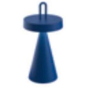 Light & Living Led-Tischleuchte, Blau, Metall, Kunststoff, 28.5 cm, Lampen & Leuchten, Leuchtenserien