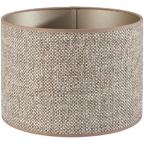 Light & Living Leuchtenschirm , Braun, Beige , Textil , 21 cm , Lampen & Leuchten, Innenbeleuchtung, Lampenschirme