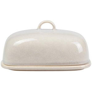 like.Villeroy & Boch Butterdose Perlemor Sand, Keramik, 12x8x15.5 cm, Küchenzubehör, Vorratsbehälter, Butterdosen
