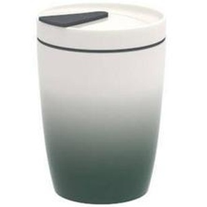 like.Villeroy & Boch Coffee-To-Go-Becher TO GO, TO Stay, Dunkelgrün, Kunststoff, Keramik, 0,29 L, Kaffee & Tee, Tassen, Thermobecher