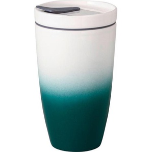 like.Villeroy & Boch Coffee-To-Go-Becher TO GO, TO Stay, Dunkelgrün, Kunststoff, Keramik, 0,35 L, Kaffee & Tee, Tassen, Thermobecher