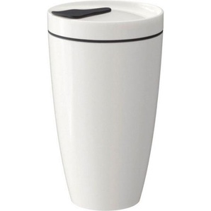 like.Villeroy & Boch Coffee-To-Go-Becher TO GO, TO Stay, Weiß, Keramik, 0,35 L, Kaffee & Tee, Tassen, Thermobecher
