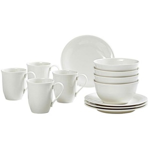 like.Villeroy & Boch Frühstücksservice Color Loop , Creme , Keramik , 12-teilig , Uni , 24x23 cm , Essen & Trinken, Geschirr, Geschirr-Sets, Kaffeeservice