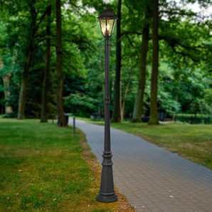 Lindby Außenleuchte Edana, 211 cm, anthrazit, E27, IP44 18620