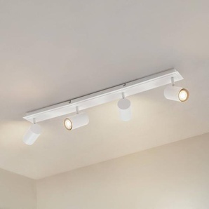 Lindby Deckenstrahler Joffrey, 80 cm, weiß, 4-flg., GU10 9627885