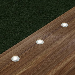 Lindby Gracelle LED-Bodeneinbaulampe, 3 Stück rund 9934048