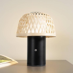 Lindby LED-Akku-Tischleuchte Nifelia, Bambus, CCT, dimmbar 10030579