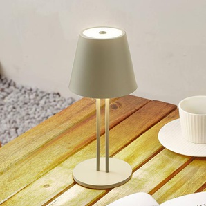 Lindby LED-Akkutischleuchte Janea TWIN, grün, Metall 10028945