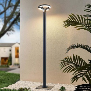 Lindby LED-Außenleuchte Keily, Kreis, anthrazit, Metall 9932053