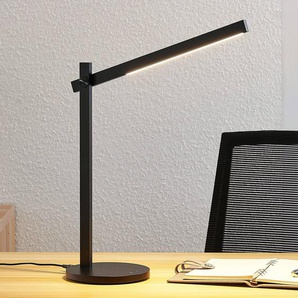 Lindby LED-Schreibtischlampe Loretta, 43 cm, schwarz, CCT 9643074