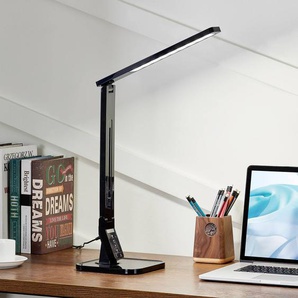 Lindby LED-Schreibtischleuchte Eleni, schwarz, CCT, dimmbar 9950191