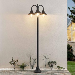 Lindby Mastleuchte Edric, Höhe 215 cm, anthrazit, Aluminium 9630108