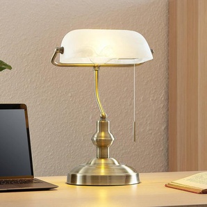 Lindby Schreibtischleuchte Profina, bronzefarben, 39 cm, E27 9627208