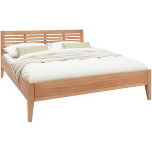 Linea Natura Bett, Buche, Holz, Buche, massiv, 180x200 cm, Schlafzimmer, Betten, Doppelbetten