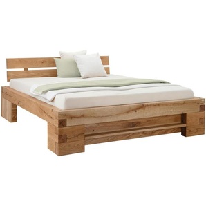 Linea Natura Bett, Eiche, Holz, Eiche, massiv, 180x200 cm, Schlafzimmer, Betten, Doppelbetten