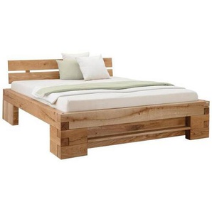 Linea Natura Bett, Eiche, Holz, Eiche, massiv, 180x200 cm, Schlafzimmer, Betten, Futonbetten
