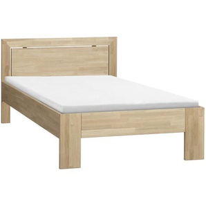Linea Natura Bett , Eiche , Holz , Eiche , massiv , 90x200 cm , Kinder & Jugendmöbel, Kindermöbel, Kinderbetten, Kinder-Einzelbetten