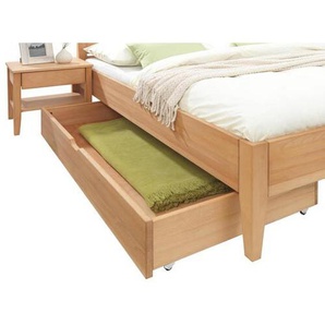 Linea Natura Bettkasten, Buche, Holz, Buche, massiv, 150x21x80 cm, Schlafzimmer, Betten, Bettkasten