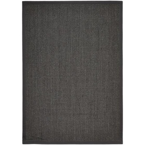 Linea Natura Flachwebeteppich, Anthrazit, Textil, Uni, rechteckig, 200 cm, für Fußbodenheizung geeignet, in verschiedenen Größen erhältlich, lichtunempfindlich, pflegeleicht, Teppiche & Böden, Teppiche, Moderne Teppiche