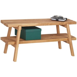 Linea Natura Garderobenbank , Eiche , 100x45x40 cm , Abstellfläche , Holzmöbel, Garderoben Holz, Garderobenbänke Holz