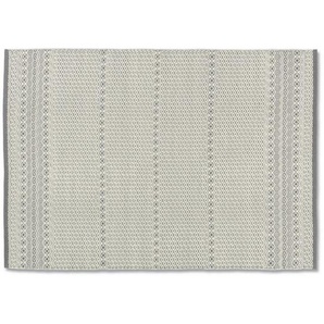Linea Natura Handwebteppich Morrelino, Grau, Weiß, Textil, rechteckig, 170 cm, für Fußbodenheizung geeignet, pflegeleicht, Teppiche & Böden, Teppiche, Moderne Teppiche