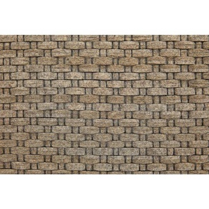 Linea Natura Handwebteppich, Taupe, Textil, Uni, rechteckig, 130 cm, Handmade in India, für Fußbodenheizung geeignet, in verschiedenen Größen erhältlich, Teppiche & Böden, Teppiche, Naturteppiche