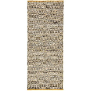 Linea Natura Läufer, Currygelb, Textil, rechteckig, 80x200 cm, schmutzabweisend, Teppiche & Böden, Teppiche, Teppichläufer