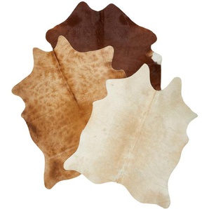 Linea Natura Rinderfell Brasil , Braun, Schwarz, Beige , Fell , Echtleder , Rindleder , Tier , Farbe zufällig , Teppiche & Böden, Teppiche, Fellteppiche