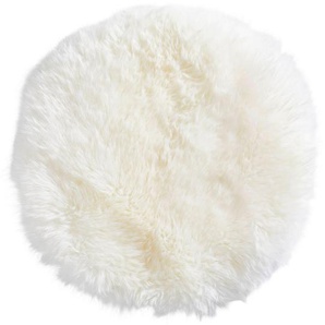 Linea Natura Schaffell Lena, Weiß, Textil, Tier, Tierform, Reach, Bsci, für Fußbodenheizung geeignet, rutschfeste Unterfläche, Teppiche & Böden,