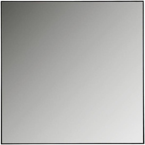Linea Natura Wandspiegel, Anthrazit, Metall, Glas, 85x85x3.7 cm, Spiegel, Wandspiegel