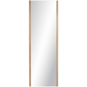 Linea Natura Wandspiegel, Eiche, Glas, rechteckig, 40x120x5.5 cm, senkrecht montierbar, Ganzkörperspiegel, Spiegel, Wandspiegel