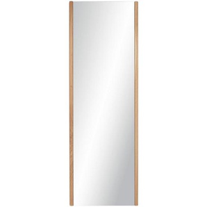 Linea Natura Wandspiegel, Eiche, Glas, rechteckig, 40x120x5.5 cm, senkrecht montierbar, Ganzkörperspiegel, Spiegel, Wandspiegel