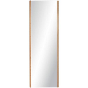 Linea Natura Wandspiegel , Eiche , Glas , rechteckig , 40x120x5.5 cm , senkrecht montierbar , Garderobe, Garderobenspiegel, Garderobenspiegel
