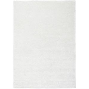 Linea Natura Wollteppich, Weiß, Textil, rechteckig, 140x200 cm, Care & Fair, Teppiche & Böden, Teppiche, Orientteppiche