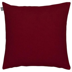 Linum Pepper Kissenhülle - karminrot D90 - 60x60 cm