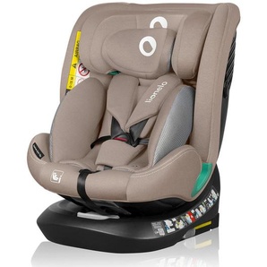 Lionelo Kinderautositz Bastiaan One i-Size, Beige, Kunststoff, 60x81x44.5 cm, ECE R 129 i-Size, Gurtlängenverstellung, integriertes Gurtsystem, Seitenaufprallschutz, verstellbare Sitz- und Schlafpositionen, Isofix-Befestigung, Baby on Tour, Kindersitze,