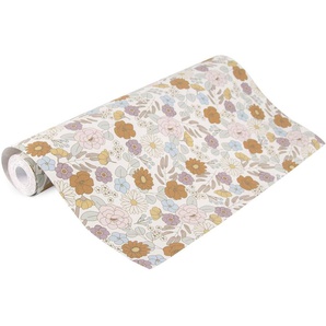 LITTLE DUTCH Vliestapete Vintage Little Flowers, glatt, Motiv, (1 St), Motiv