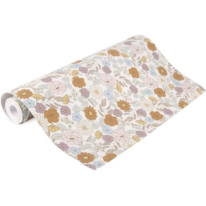 LITTLE DUTCH Vliestapete Vintage Little Flowers Tapeten Motiv Gr. B/L: 0,52 m x 10 m, Rollen: 1 St., bunt (multi) Kindertapeten
