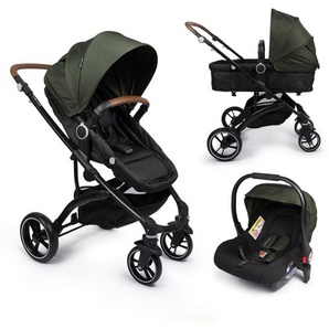 Little World 3-in-1 Kinderwagen City Walker Limited Edition Armeegrün