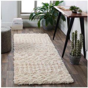 Livabliss Hochflor-Teppich DUBAI, rechteckig, Höhe: 52 mm, Shaggy Hochflorteppich, Flauschiger, Boho Wohnzimmerteppich/Läufer