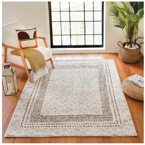 Livabliss Teppich MONACO, rechteckig, Höhe: 14 mm, Skandinavischer Teppich, Kurzflor Boho-Wohnzimmerteppich