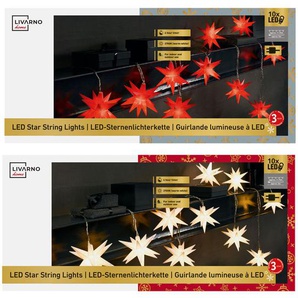 LIVARNO home LED-Sternenlichterkette, 10 LEDs
