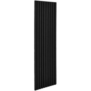 Livetastic Akustikpaneel, Schwarz, Kunststoff, Holzwerkstoff, Holzoptik, 41x120x2.1 cm, RoHS, ISO 9001, Fsc, Reach, SGS-geprüft, Bsci, CE, Wohnzimmer,