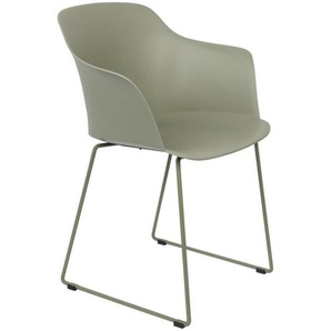 Livetastic Armlehnstuhl, Grün, Kunststoff, U-Form, 58x81.5x54 cm, Esszimmer, Stühle, Esszimmerstühle, Armlehnenstühle