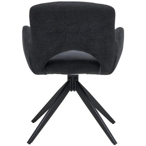 Livetastic Armlehnstuhl, Schwarz, Holz, Metall, Textil, Pappel, Sperrholz, Flachrohr, 62x84x62 cm, Esszimmer, Stühle, Esszimmerstühle, Armlehnenstühle