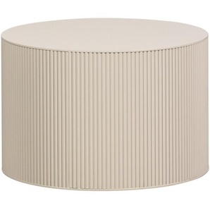 Livetastic Beistelltisch Sanne, Beige, Holzwerkstoff, rund, 60x40x60 cm, Wohnzimmer, Wohnzimmertische, Beistelltische