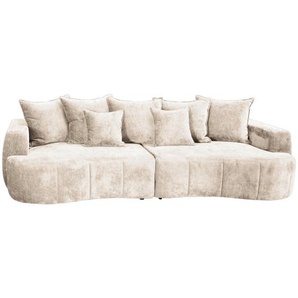 Livetastic Boxspringsofa, Beige, Textil, 4-Sitzer, Füllung: Schaumstoff, 292x71-99x127 cm, Rücken echt, Wohnzimmer, Sofas & Couches, Schlafsofas,