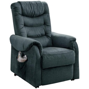Livetastic Fernsehsessel , Dunkelblau , Textil , 76x106x94 cm , Stoffauswahl, Relaxfunktion, Netzbetrieb , Wohnzimmer, Sessel, Fernsehsessel